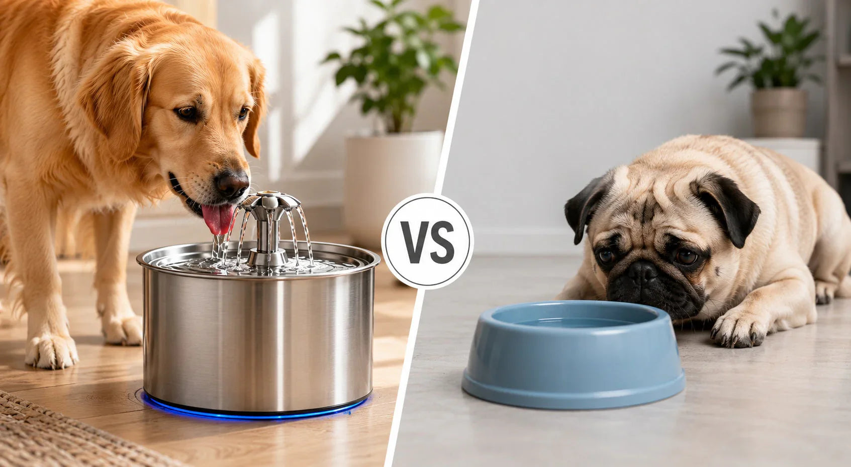 Pet Water Fountain vs Water Bowl: Which Is Better for Your Dog or Cat?