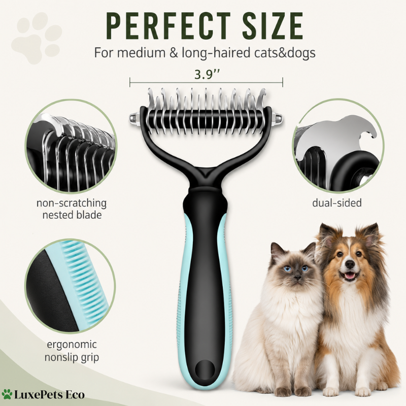 2 in 1 Deshedding & Dematting Brush