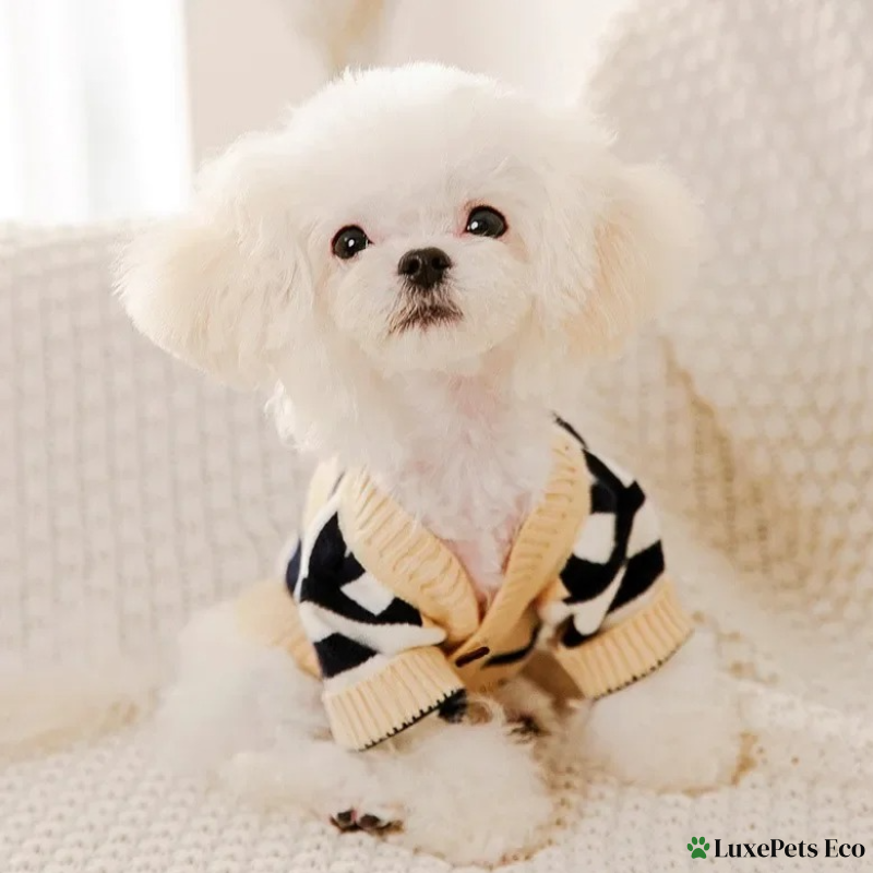 Luxury Chihuahua Cardigan Sweater