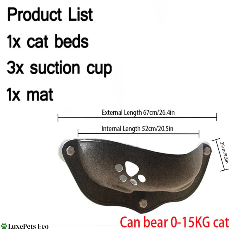 Cat Window Hammock Bed