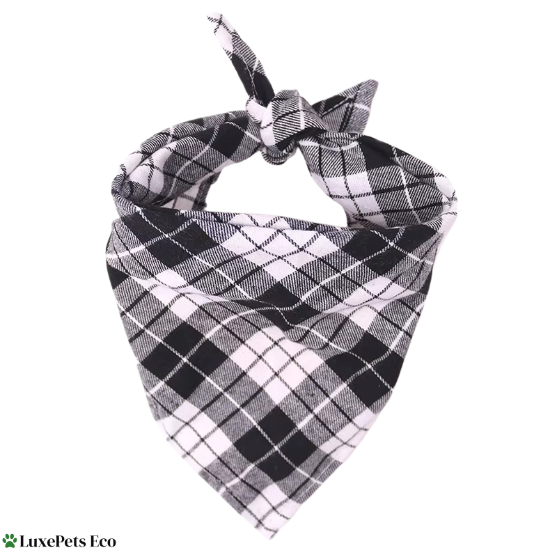 Cotton Plaid Dog & Cat Bandana