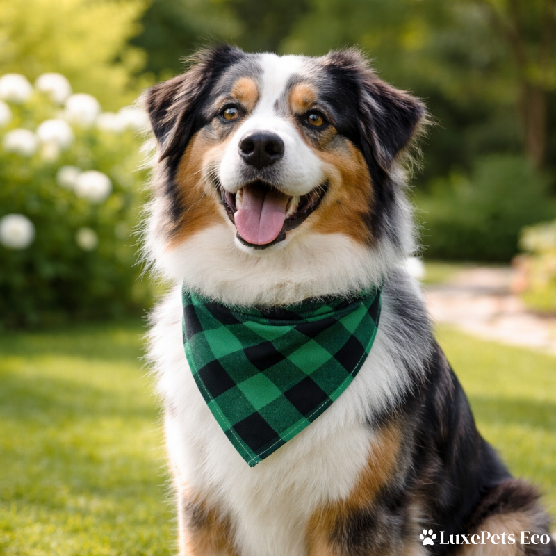 Cotton Plaid Dog & Cat Bandana