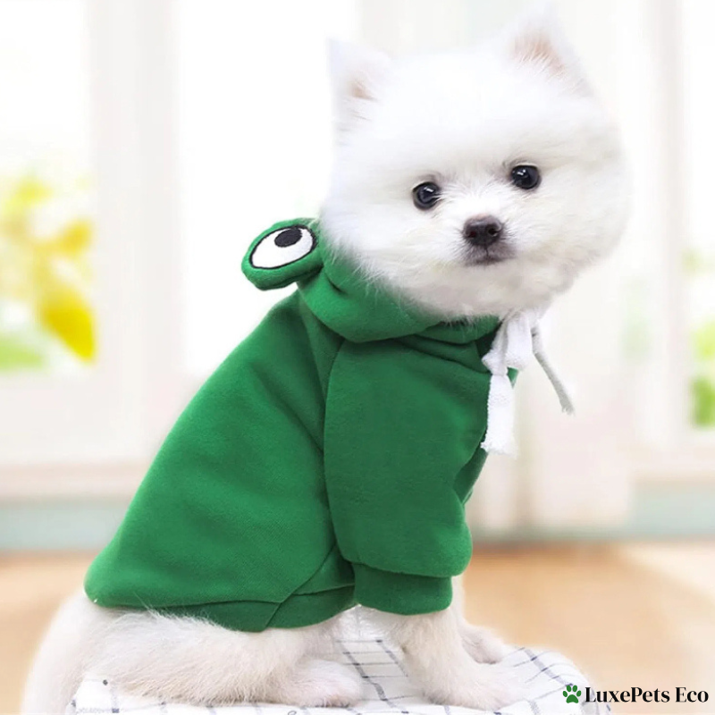 Dog Frog Shape Hoodie
