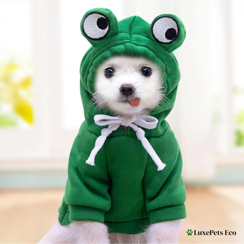 Dog Frog Shape Hoodie
