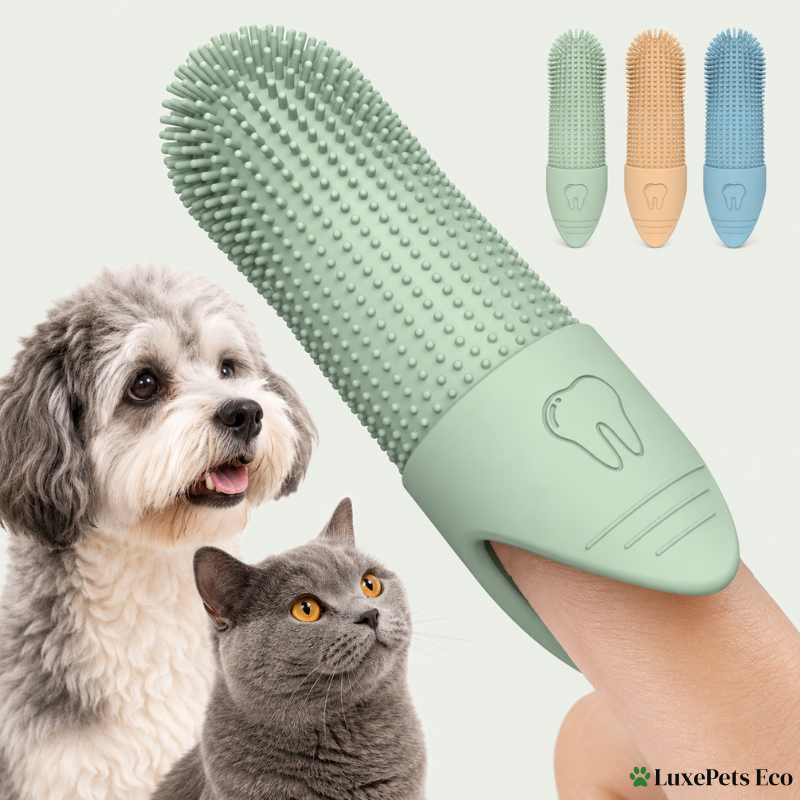 Dog Cat 360° Finger Toothbrush