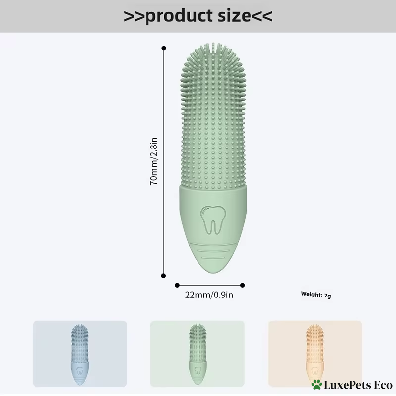 Dog Cat 360° Finger Toothbrush