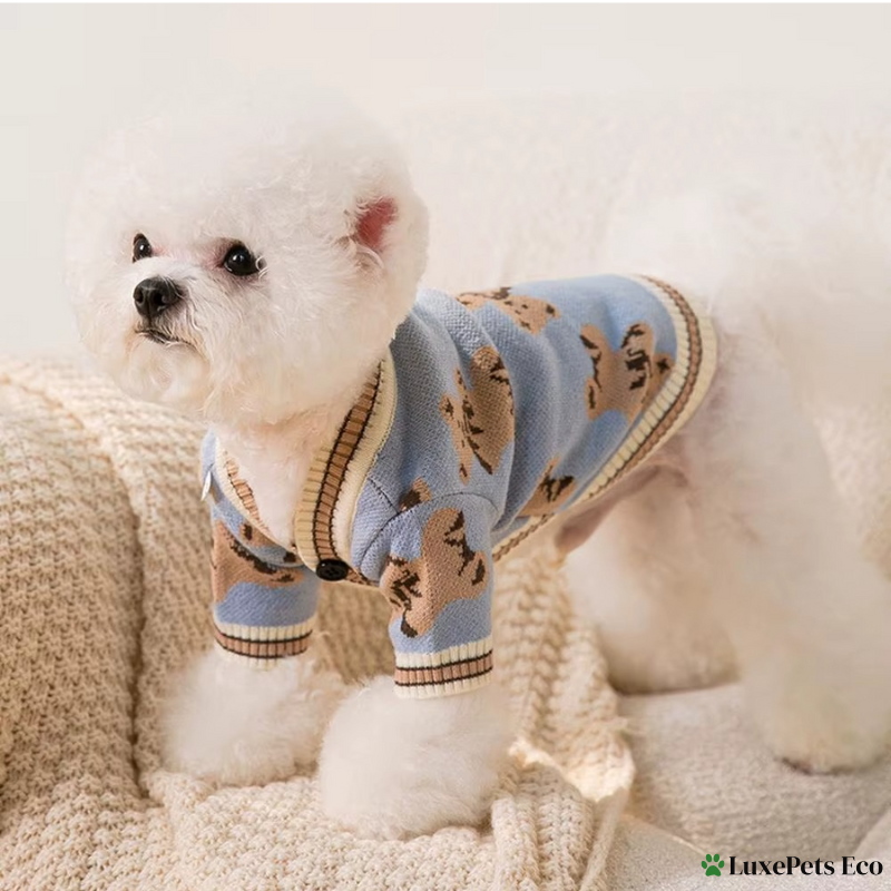 Luxury Chihuahua Cardigan Sweater