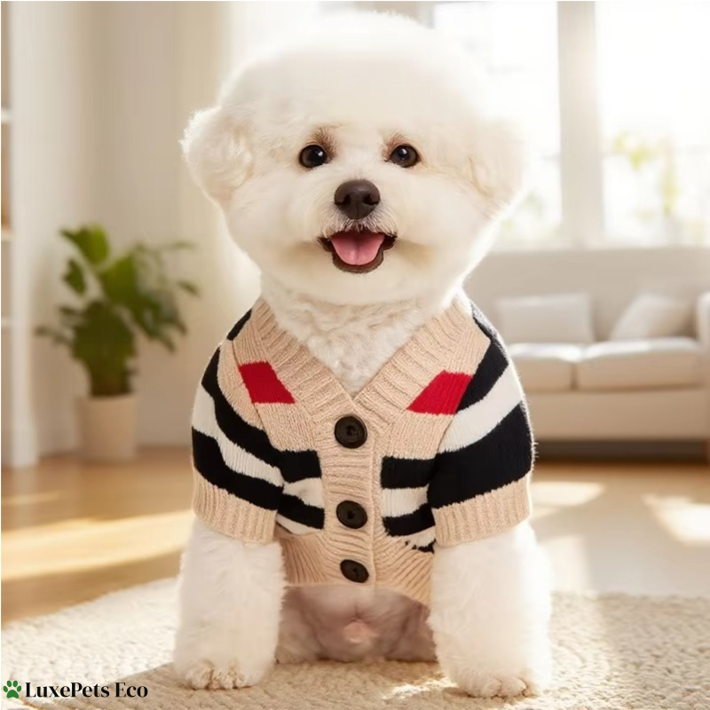 Luxury Chihuahua Cardigan Sweater