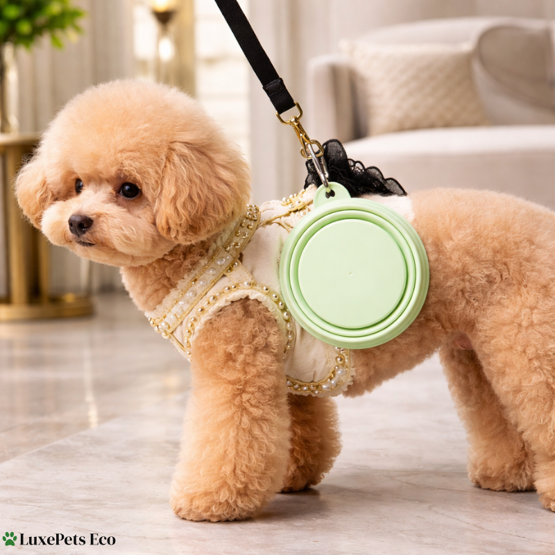 Dog Cat Foldable Silicone Travel Bowl