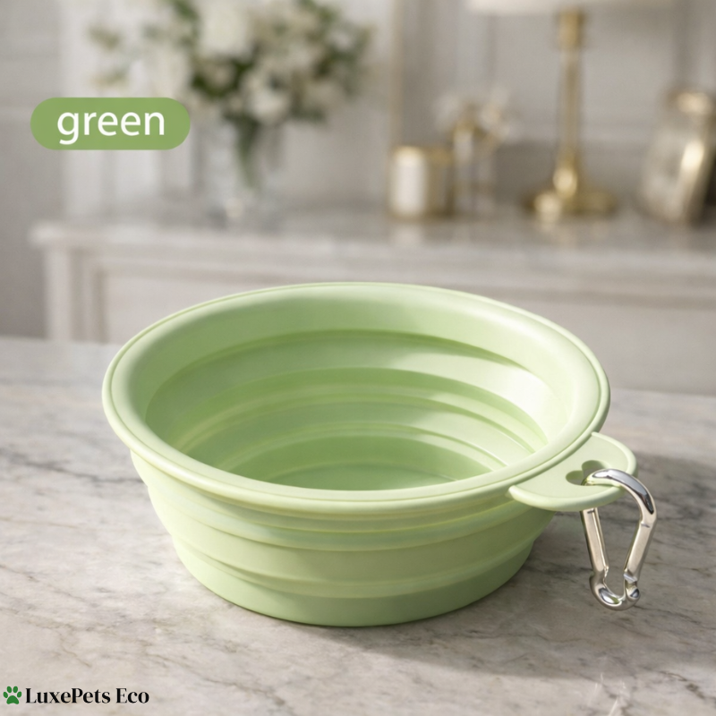 Dog Cat Foldable Silicone Travel Bowl