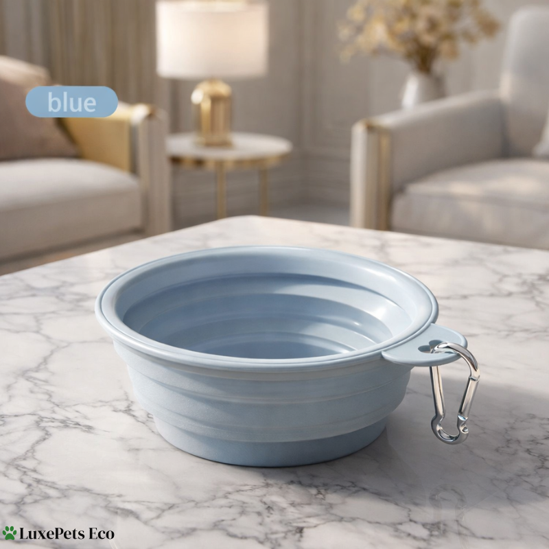 Dog Cat Foldable Silicone Travel Bowl