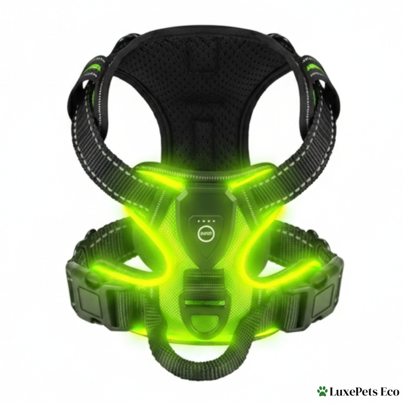 LED Glowing Dog Harness