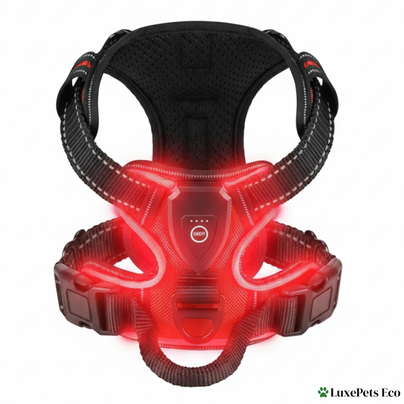 LED Glowing Dog Harness