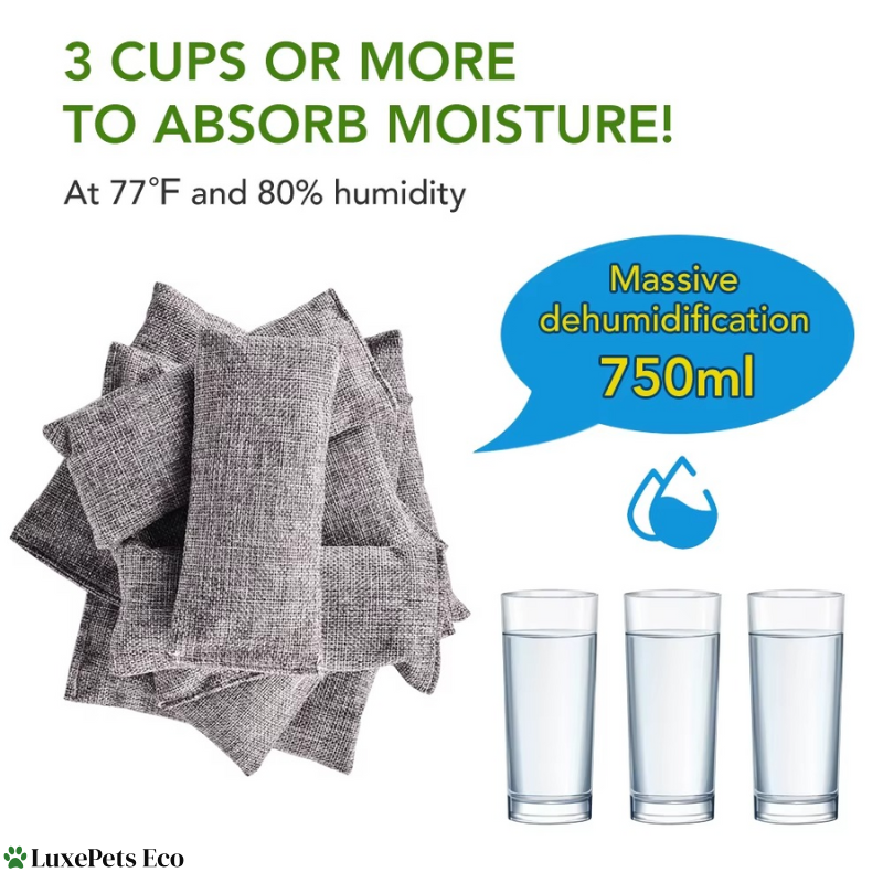 Natural Bamboo Charcoal Air Purifying Bags