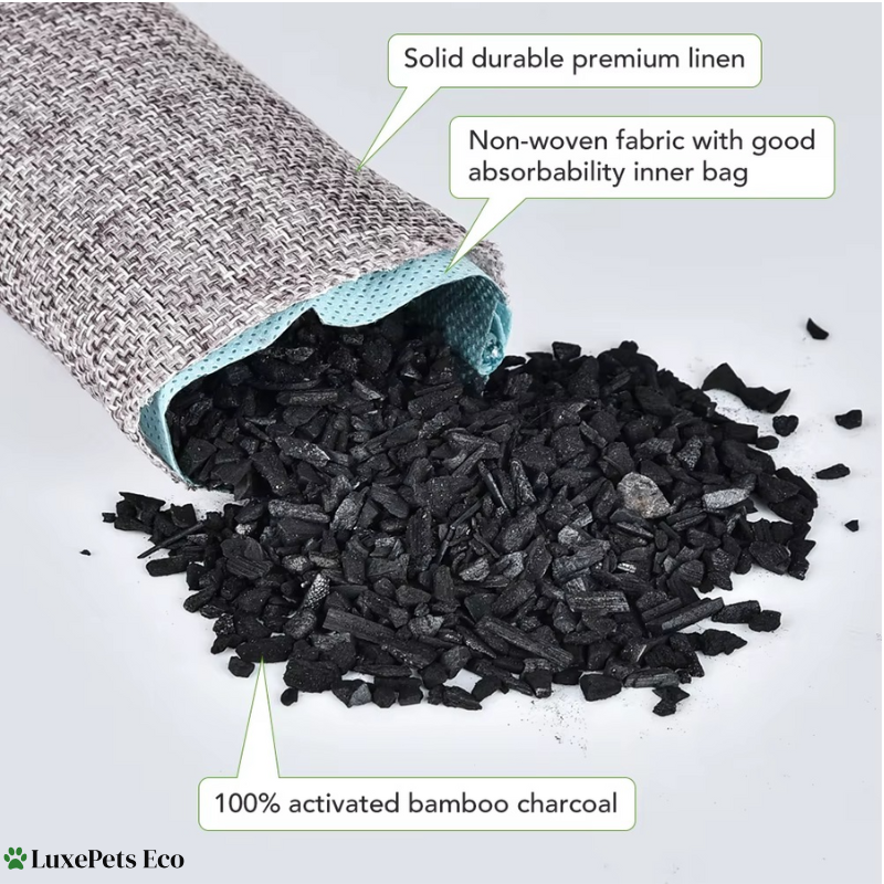 Natural Bamboo Charcoal Air Purifying Bags