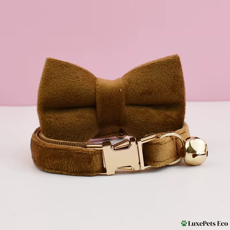 Personalized Velvet Cat Collar