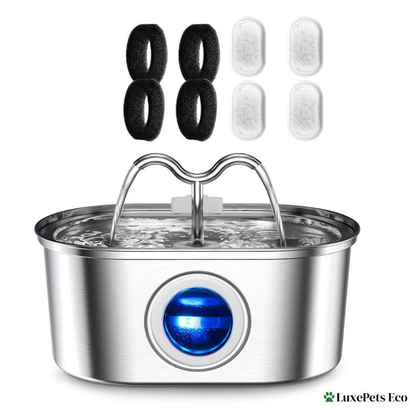 3.2L Stainless Steel Pet Water Dispenser