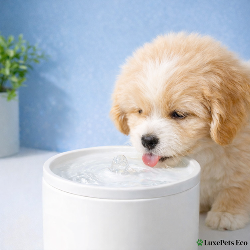 Ceramic Automatic Pet Water Fountain.